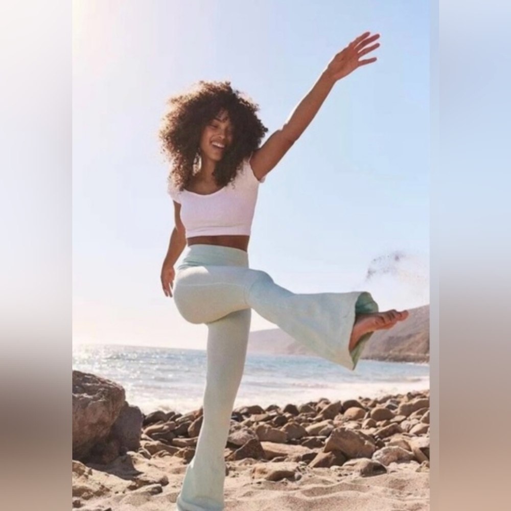 NWT Free People Rich Soul Flare Leggings